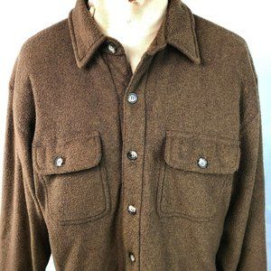 Dex Brothers Vtg XL Fleece Mens Shacket Quilted